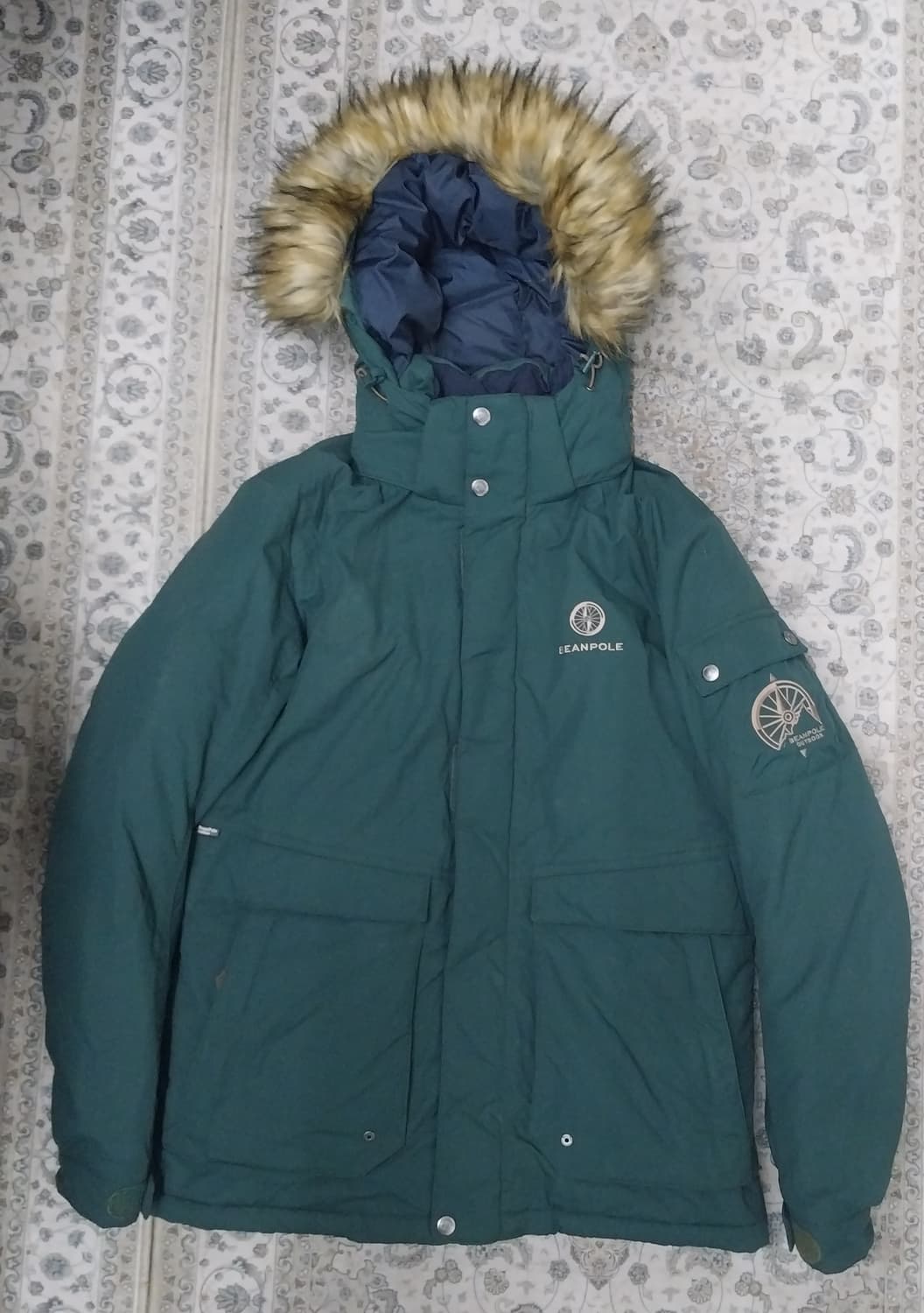 빈폴 아웃도어 도브 패딩 100  (후드분리됨) 상품이미지1