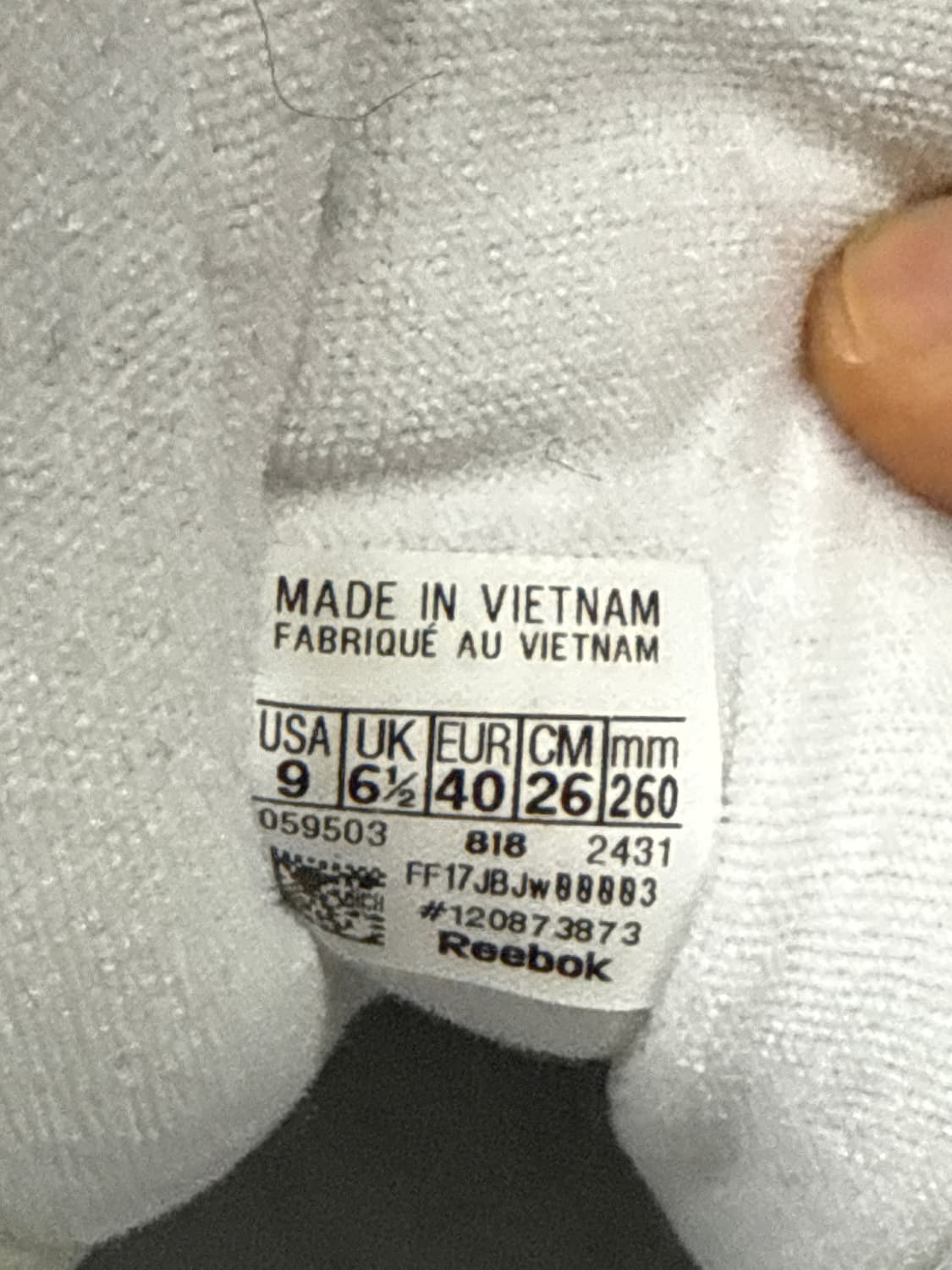 준야와타나베 꼼데 x 리복 클래식 하이 상품이미지4