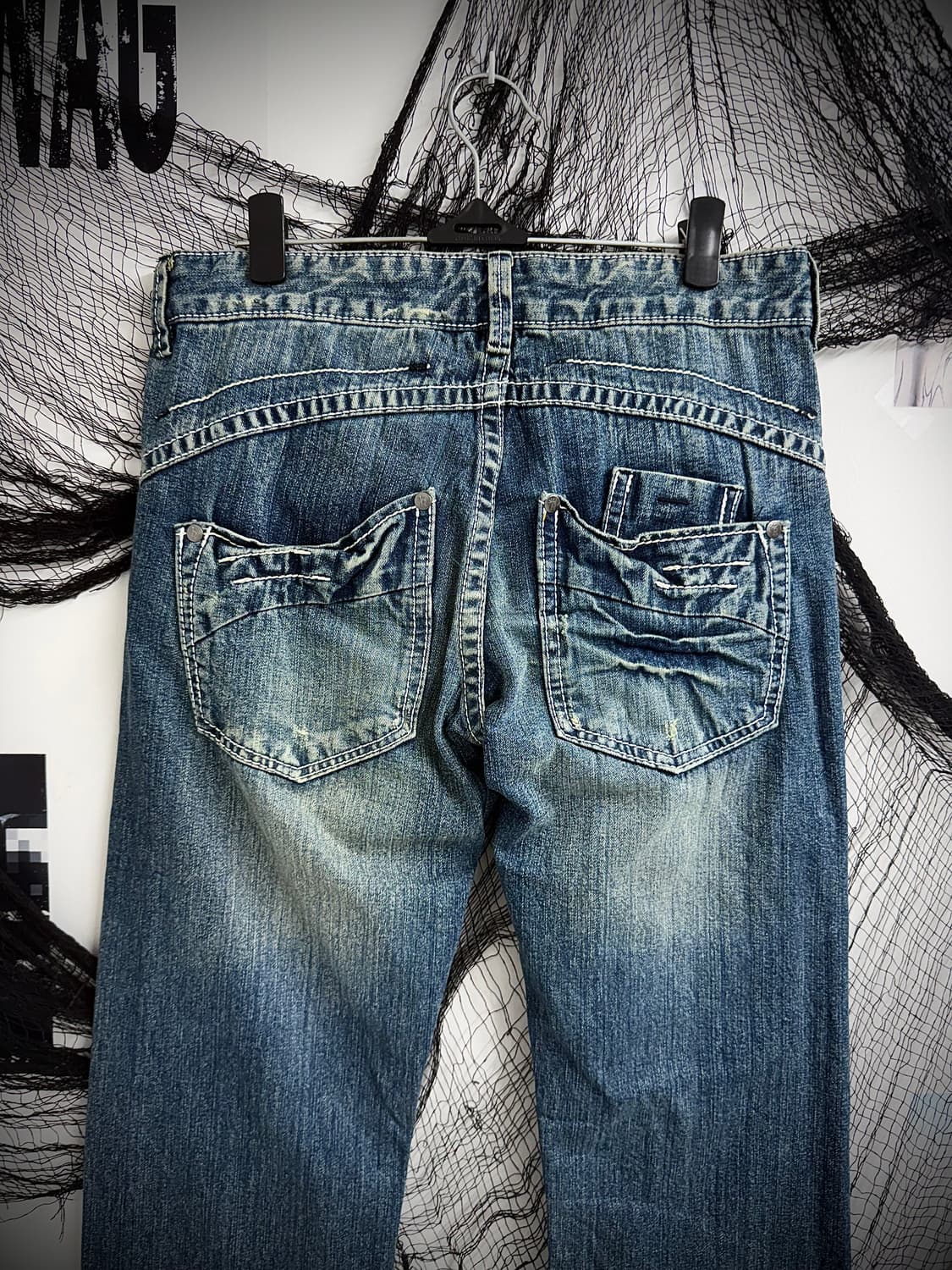 00s stitch detail jeans 상품이미지5