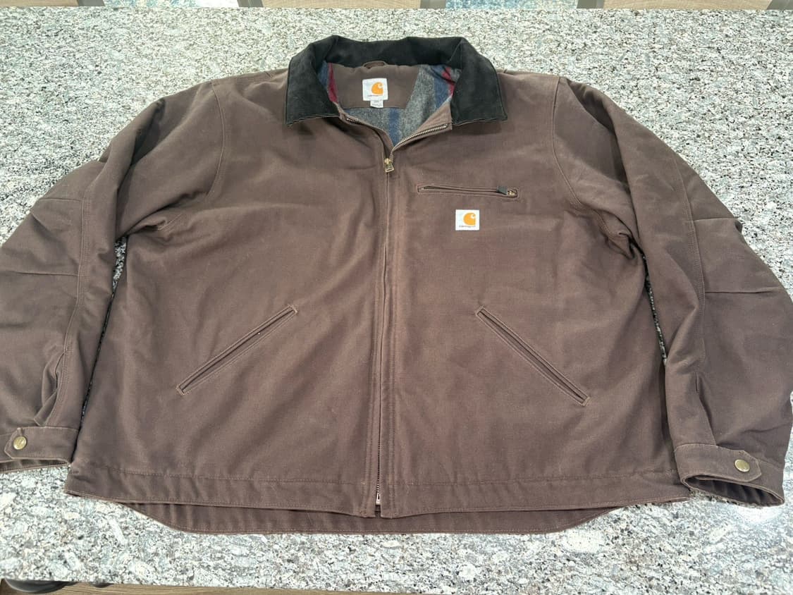 칼하트 디트로이트 자켓 다크브라운 2XL 상품이미지1