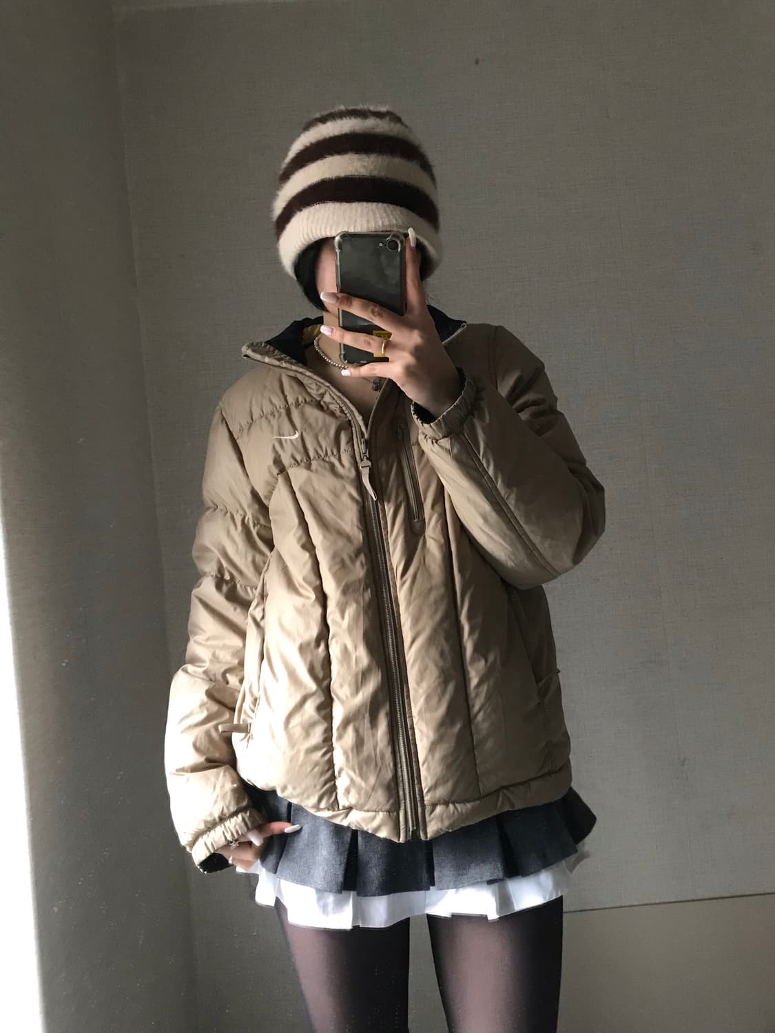 나이키 베이지 패딩 상품이미지4