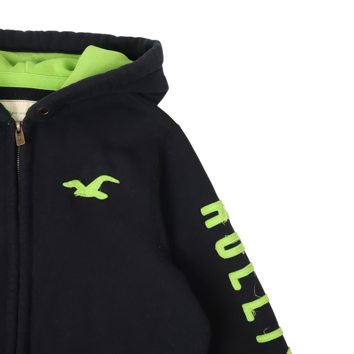 홀리스터 로고 스웻 후드집업 상품이미지3