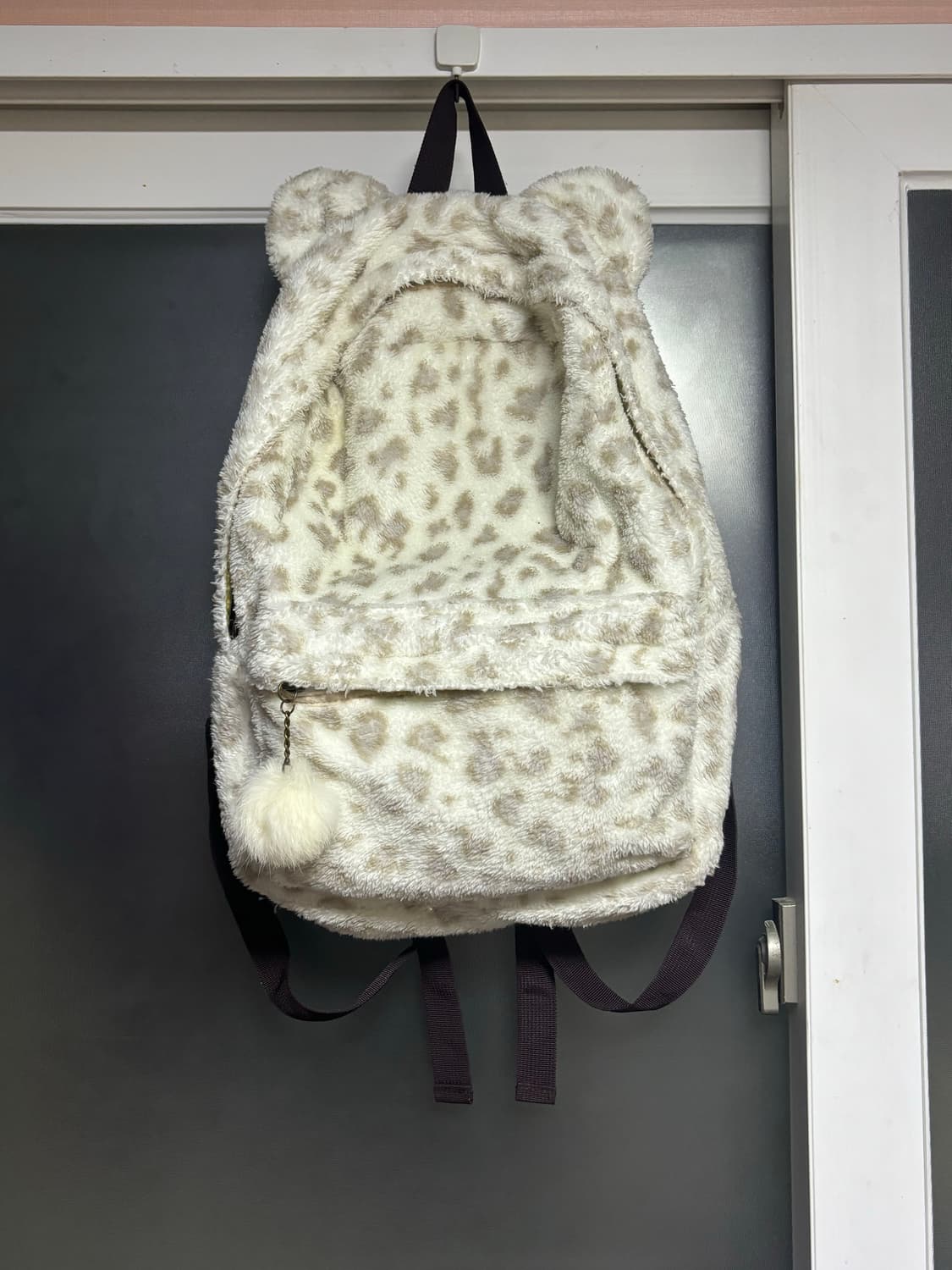 갸루 호피 쿠마미미 네코미미 백팩 상품이미지1