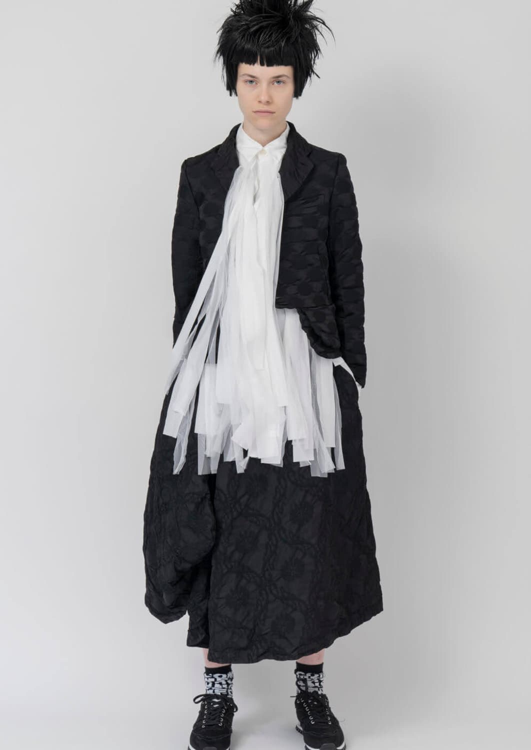 22ss 꼼데가르송 꼼데가르송 튤 커튼 블라우스 s 상품이미지1