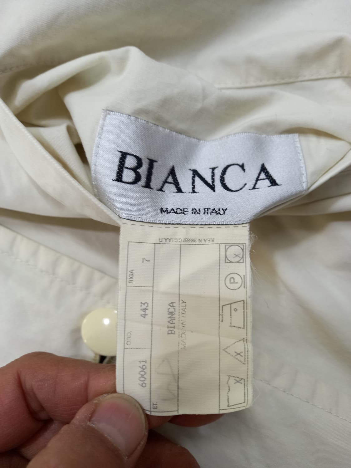 M95 BIANKA Italy 리버서블 트랜치코트 M-995 상품이미지6