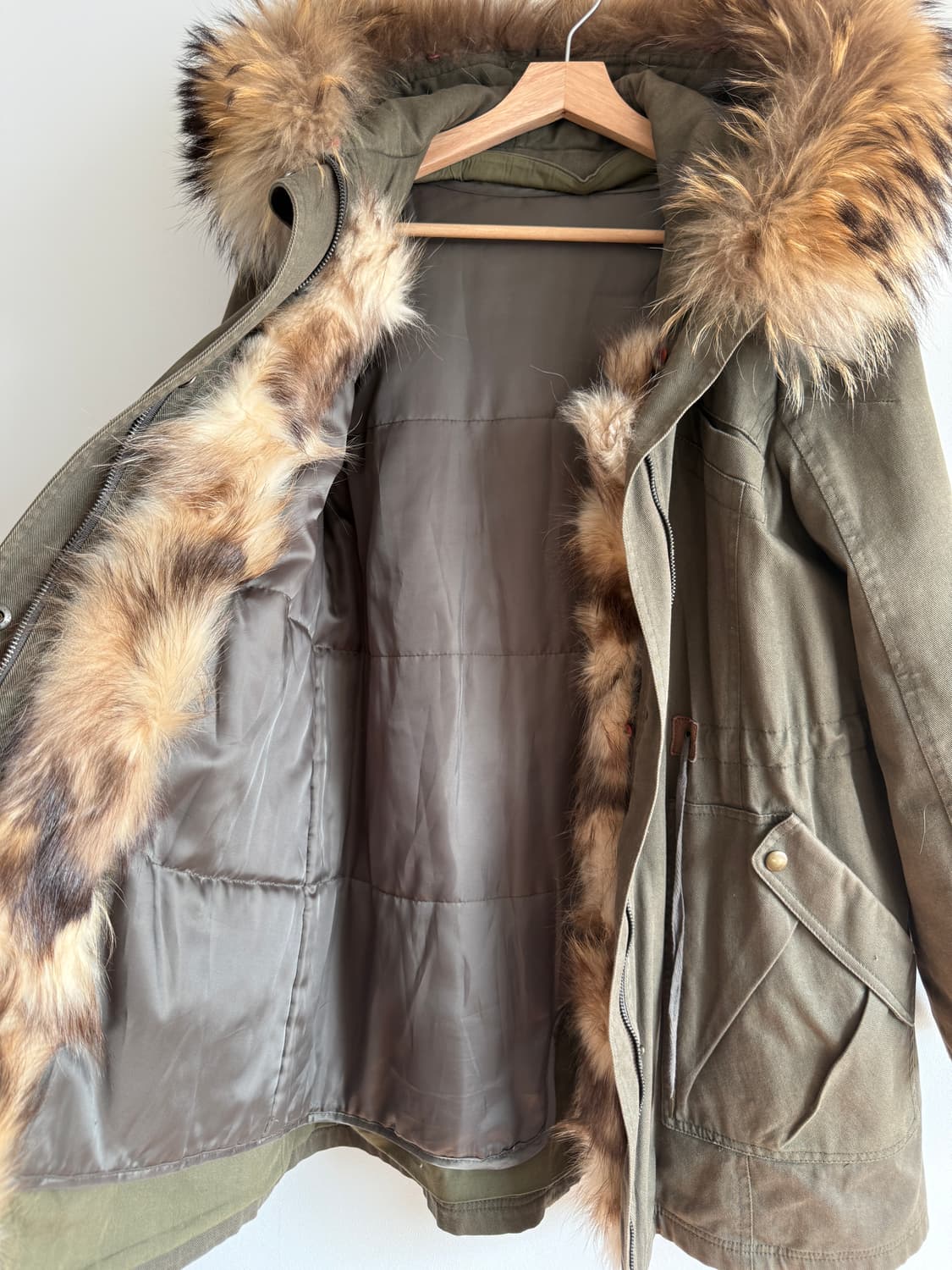 Pre owned 라쿤퍼 야상 상품이미지6