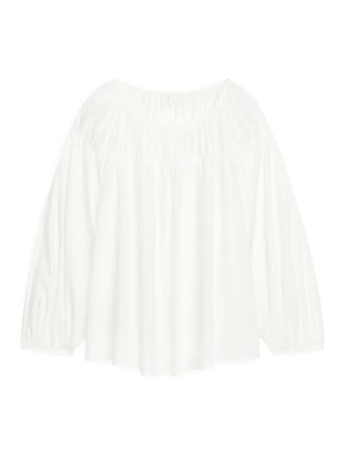 아르켓 퍼프넥 블라우스 상품이미지1
