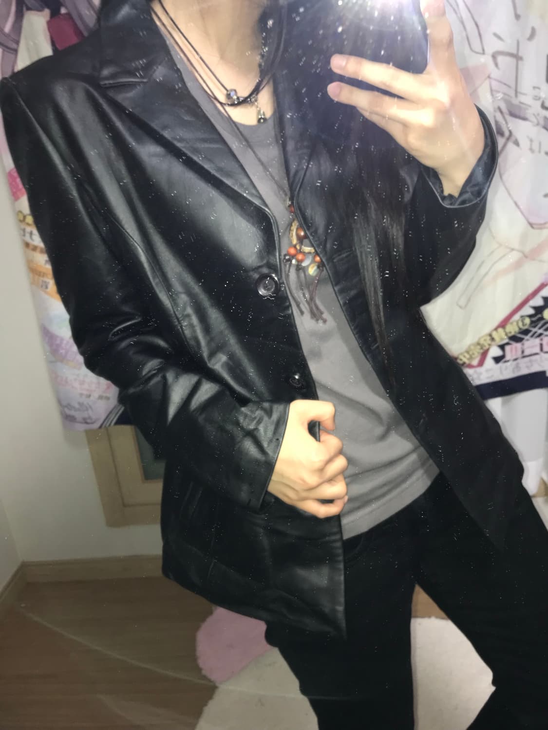 재패니즈 레더자켓 상품이미지1