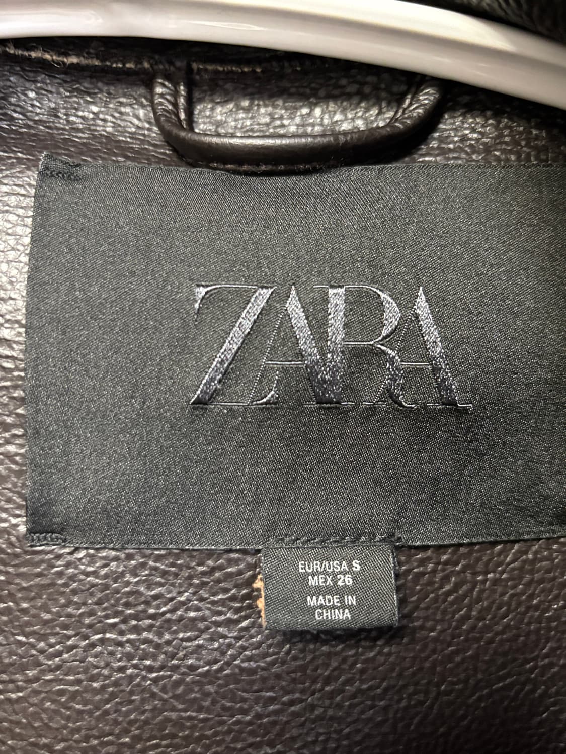 자라 양면 페이크 시어링 자켓 상품이미지3