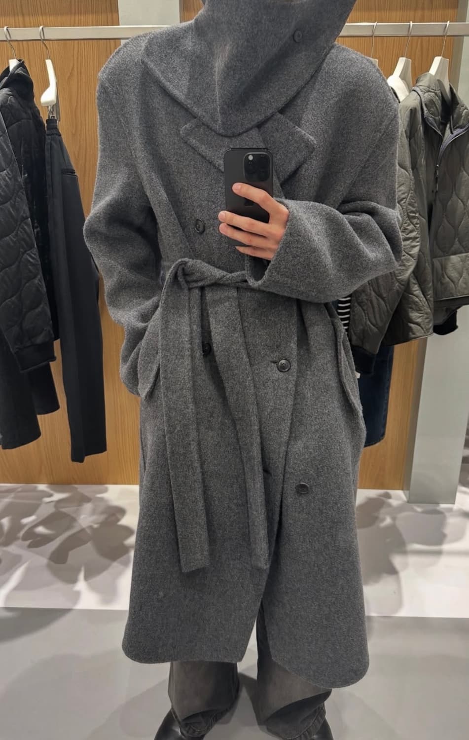 렉토 핸드메이드 쿠세 코트 상품이미지1