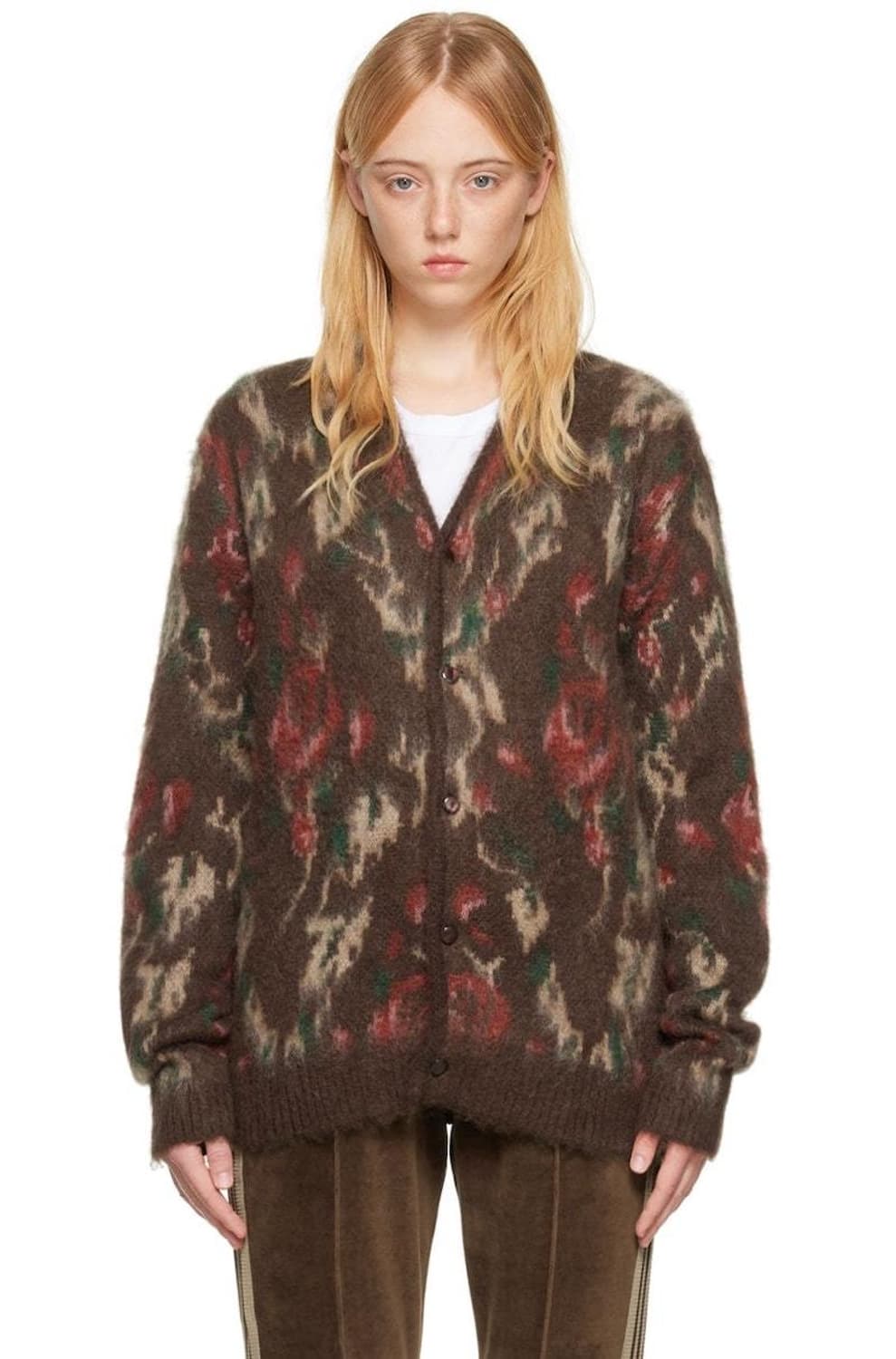 [L]니들즈 모헤어 가디건 로즈 상품이미지2