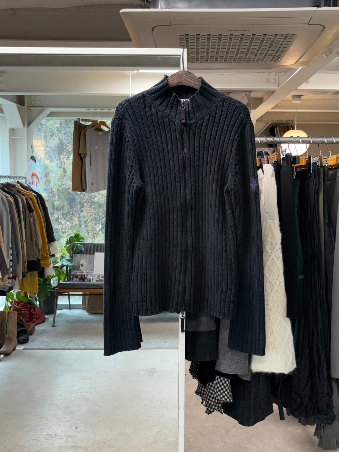 Dkny 니트 집업 자켓 상품이미지1