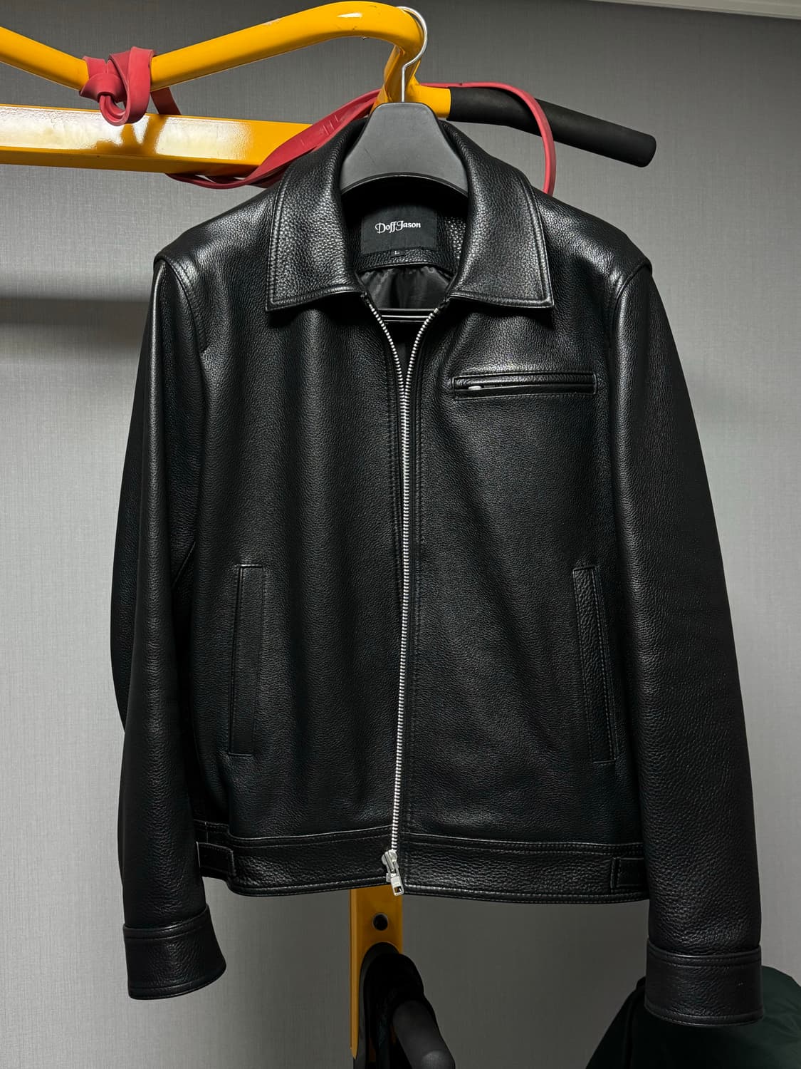 도프제이슨 카우레더 자켓 상품이미지1