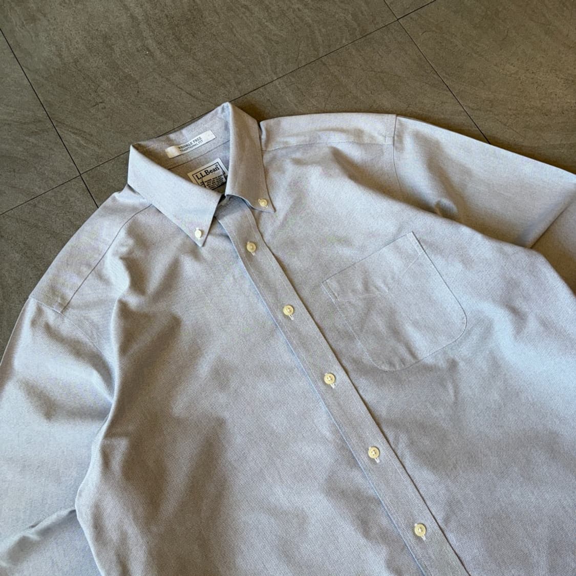 L.L.bean 엘엘빈 그레이 코튼 셔츠  상품이미지2