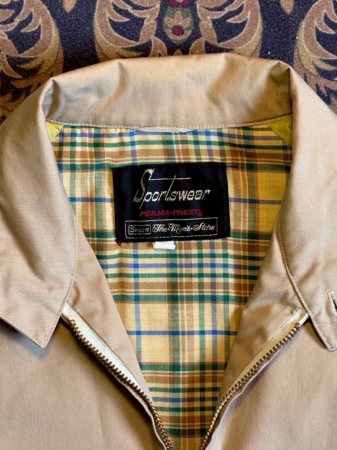 60-70s Sears Sportswear 스윙탑 바라쿠타 해링턴 자켓 상품이미지2