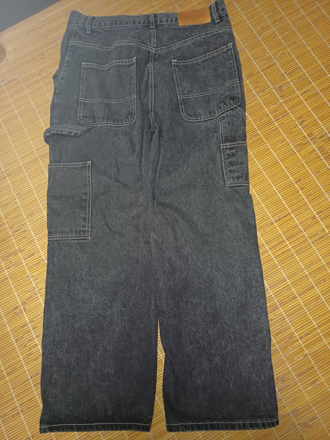 위캔더스 카펜터 데님 와이드 팬츠 m 상품이미지2