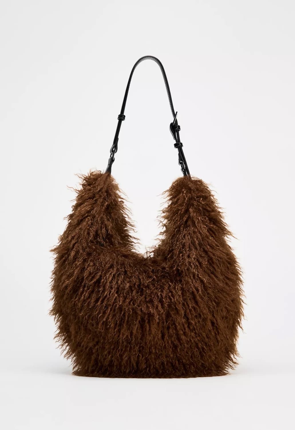 페이크 퍼 숄더백 상품이미지1