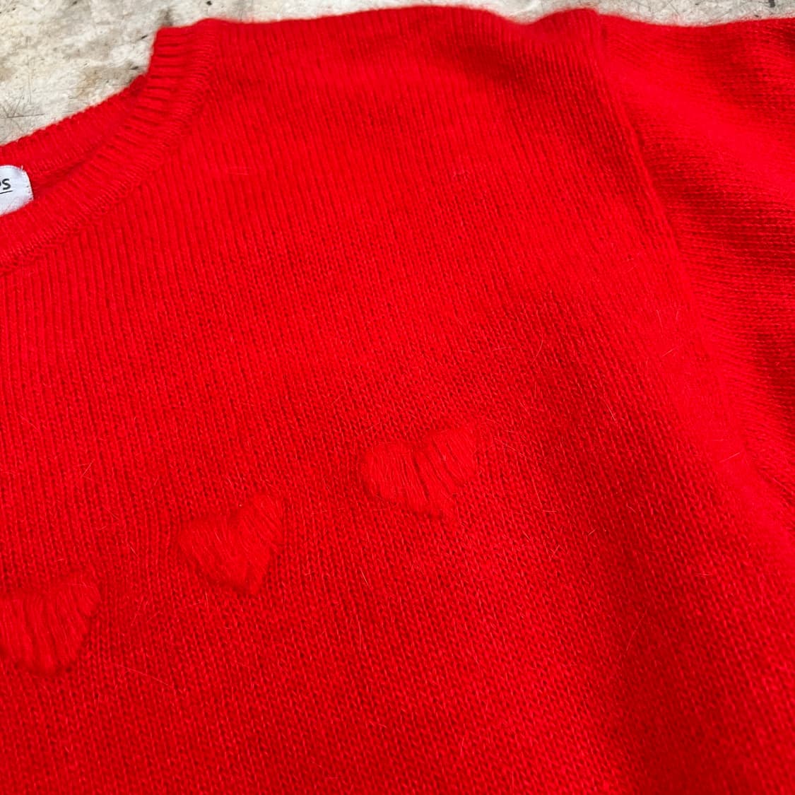 하트 앙고라 니트 상품이미지2