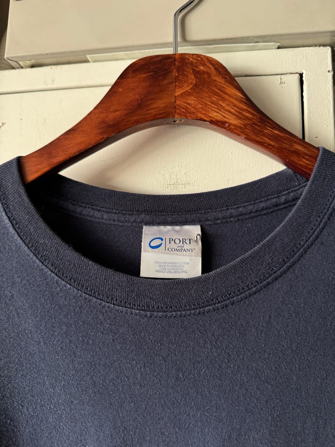 [2XL]USA 빈티지 Ship's Store 크랙 프린팅 티셔츠 상품이미지2