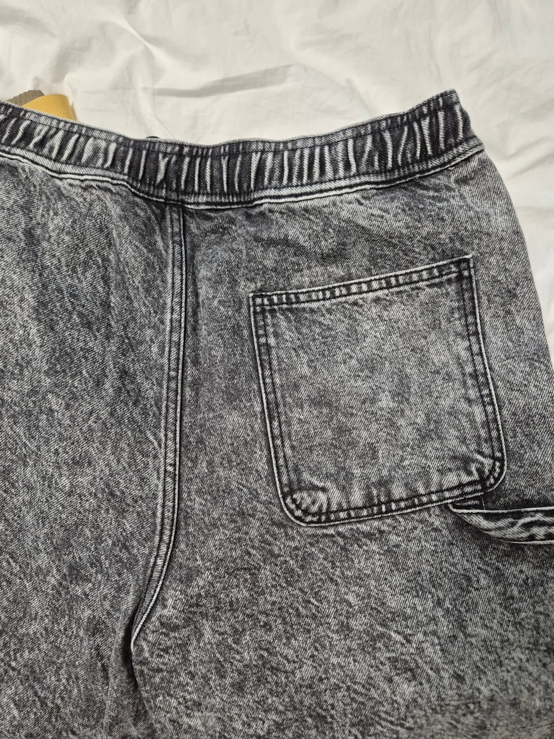 솔리드옴므 흑청 반바지 상품이미지5