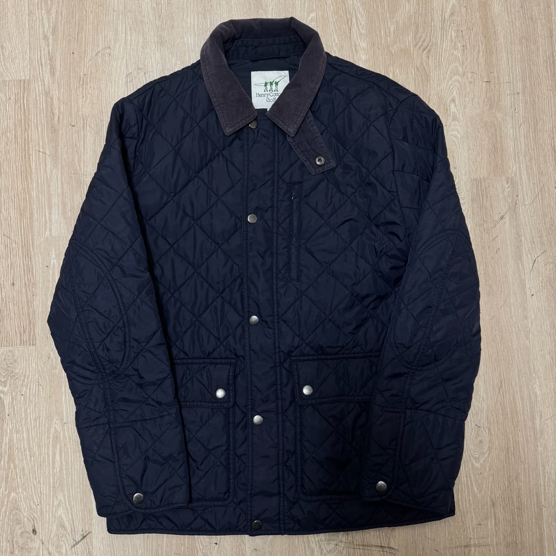 헨리코튼 골프 남성 카라 퀼팅자켓 L/100  상품이미지1
