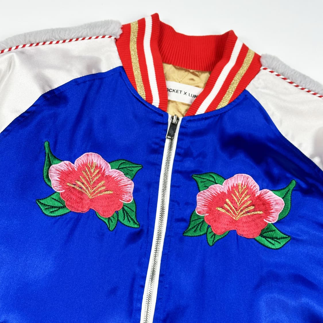 VTG 빈티지 타이거 자수 스카쟌 자켓 (L) 상품이미지4