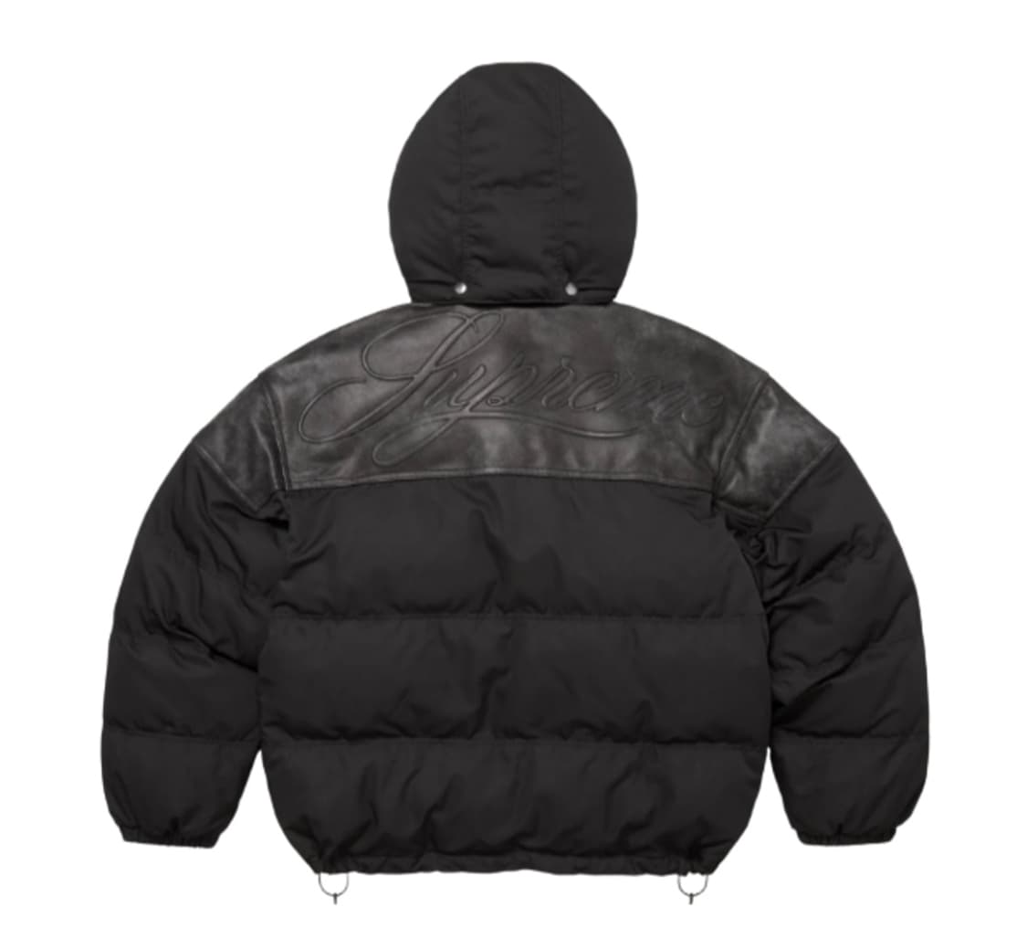 슈프림 요크 레더 패딩 상품이미지2