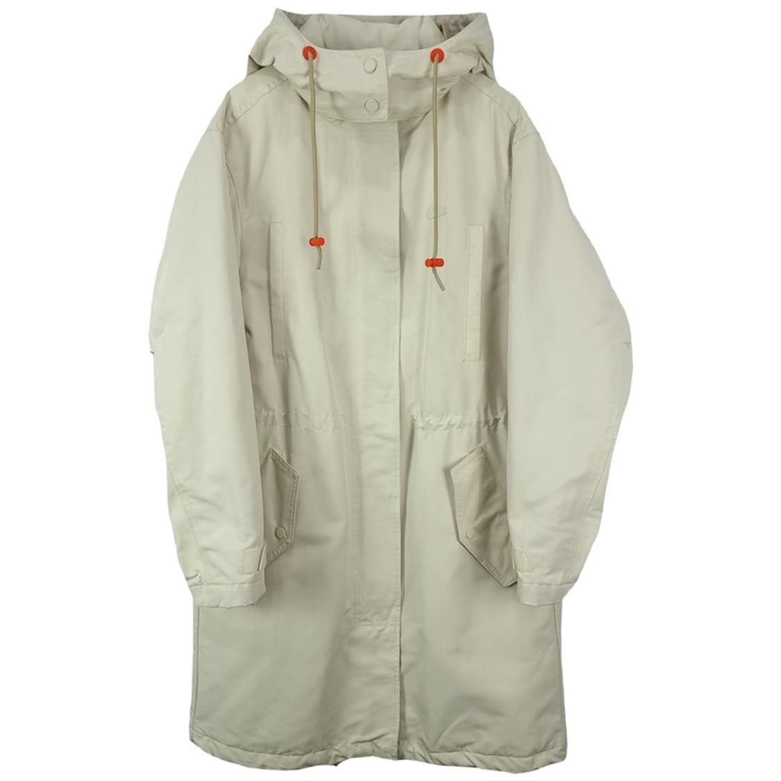 [라코스테] 후드 롱 야상 아이보리 M18672 상품이미지2