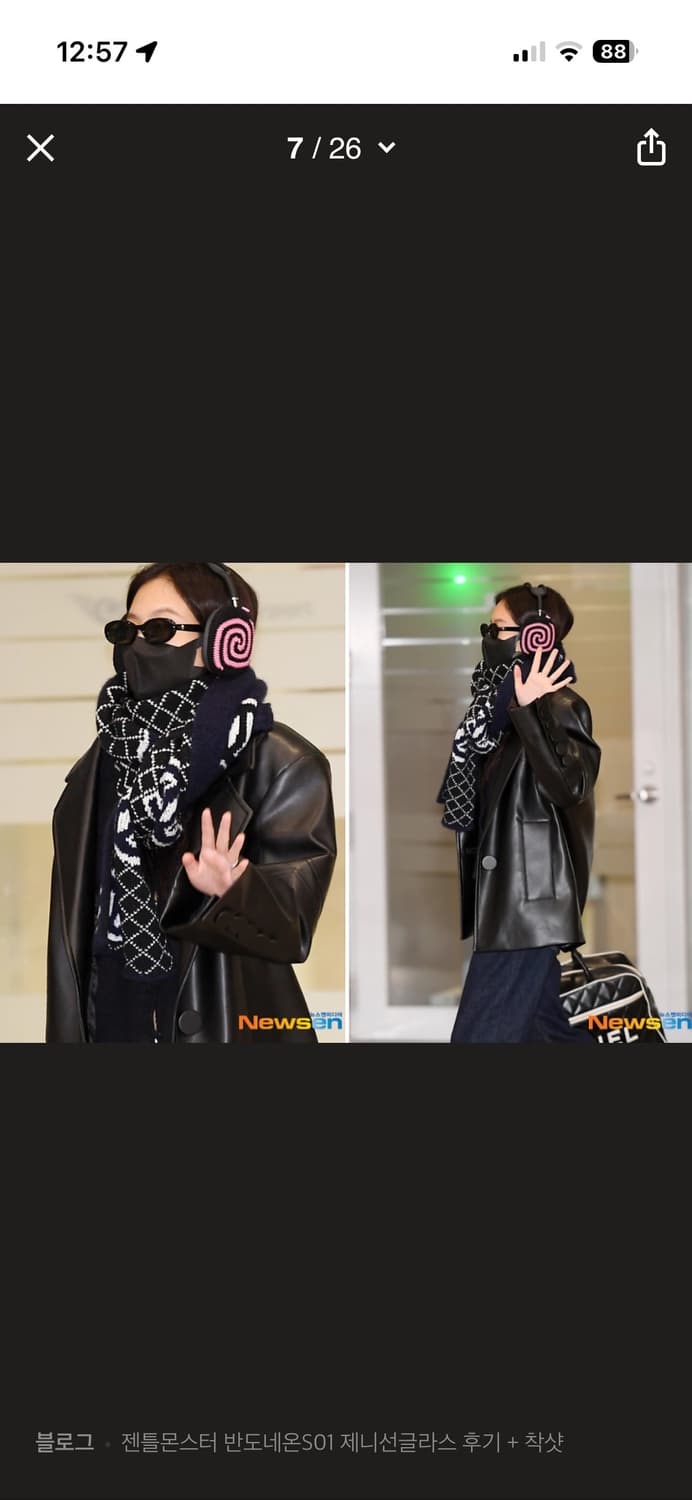 젠틀몬스터 반도네온 S BR2 다크브라운 선글라스 상품이미지7