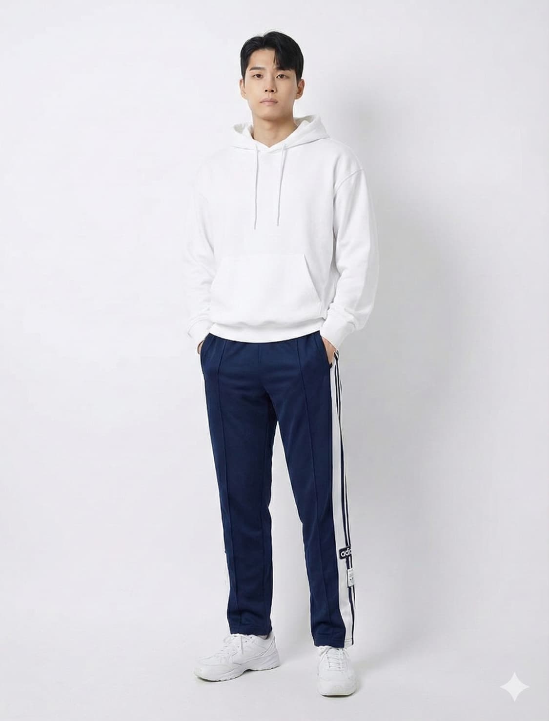 아디다스 아디브레이크 네이비 팬츠_XS 상품이미지1