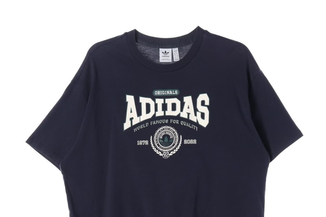 아디다스 오리지널스 50주년 기념 엠블럼 그래픽 티셔츠 XL 상품이미지3