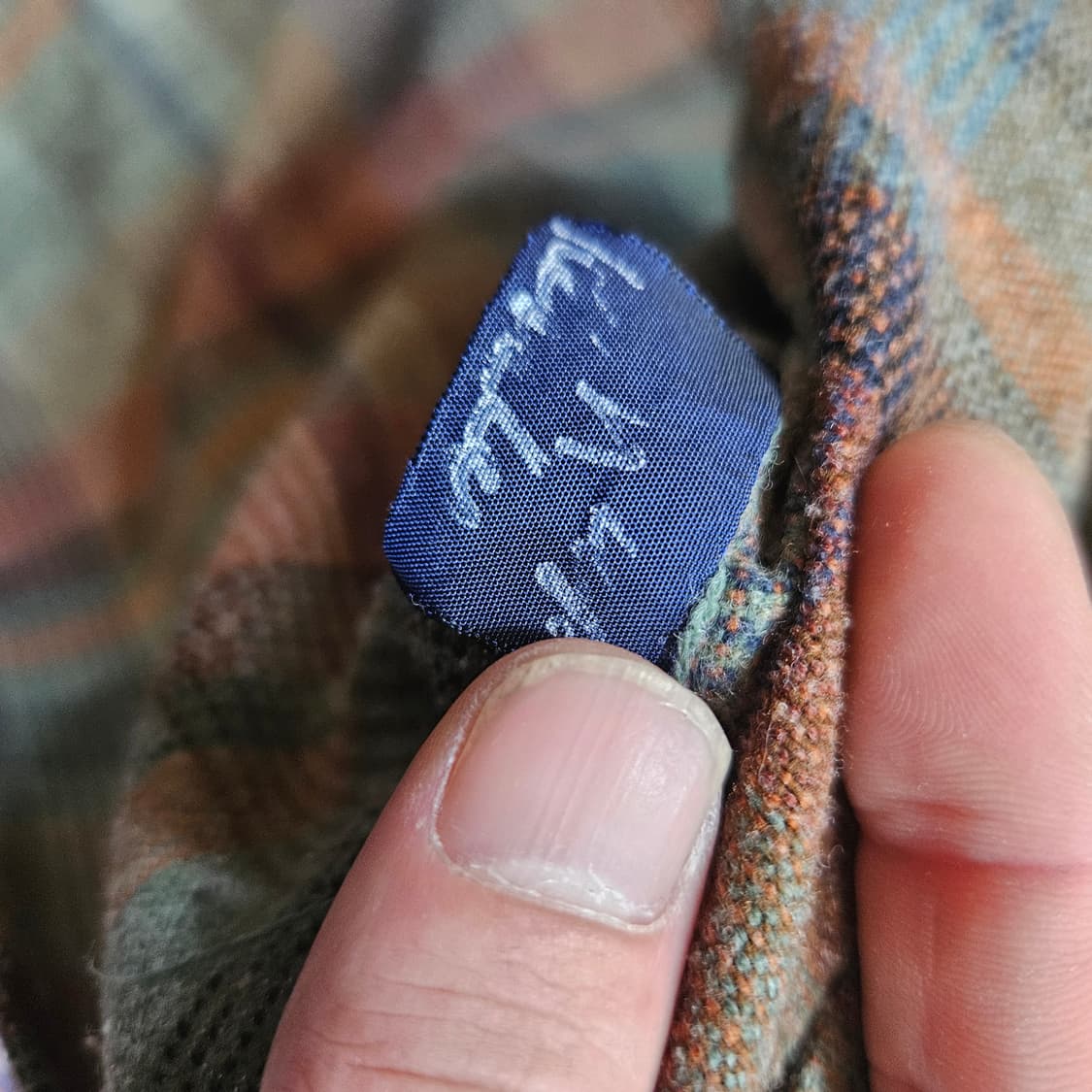 빅맨(BigMan) 90's 빈티지 체크 오버핏 셔츠 Free 상품이미지6