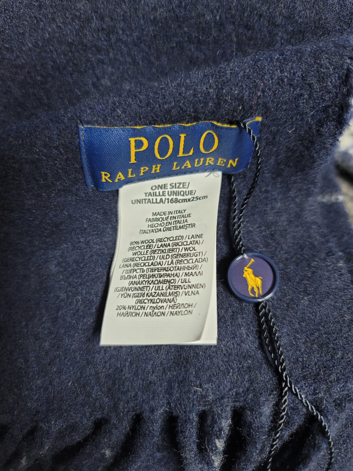 폴로 리버시블 울 체크 머플러 상품이미지5