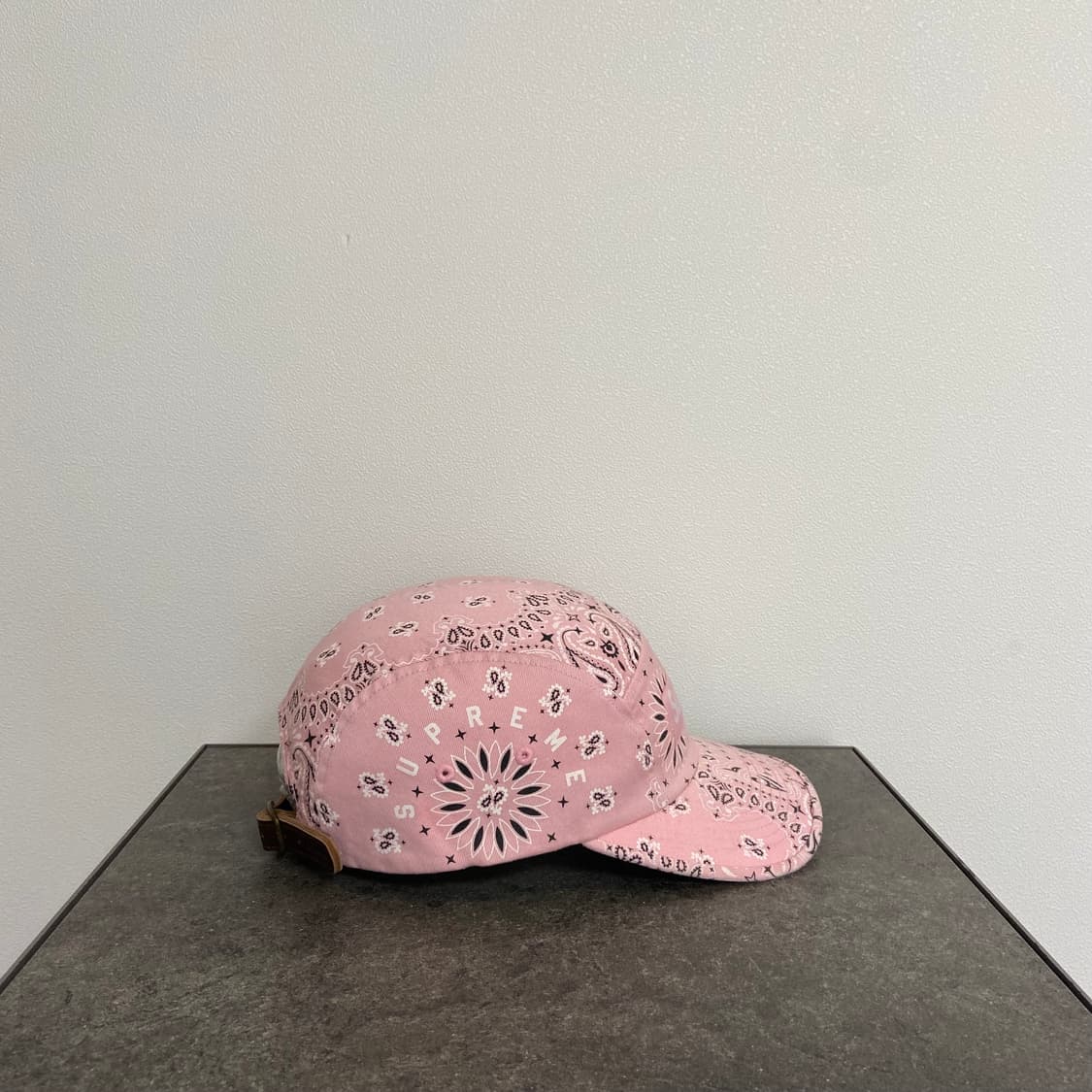 (OS) 슈프림 박스로고 캠프캡 모자 21SS 반다나 핑크 상품이미지3