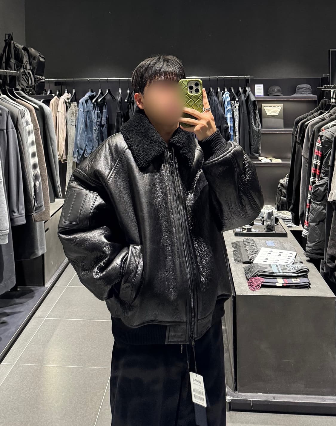 준지 25fw 무스탕 마원 점퍼 48 상품이미지2