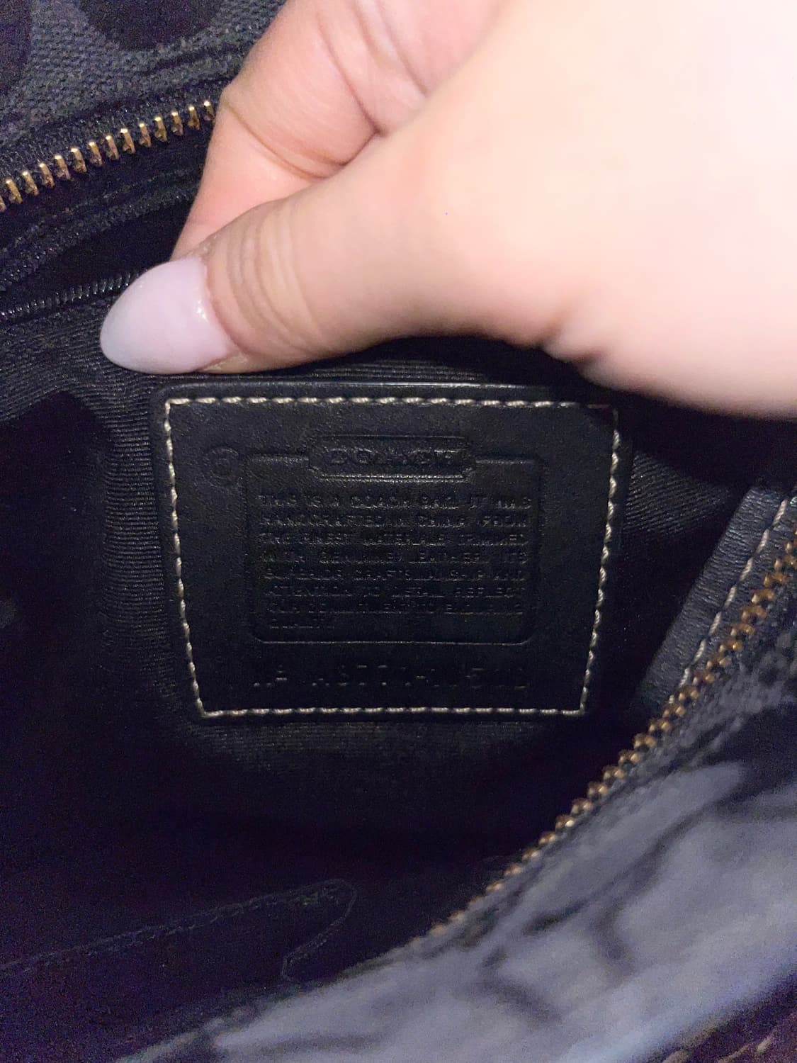 Coach black square shoulder bag 상품이미지7