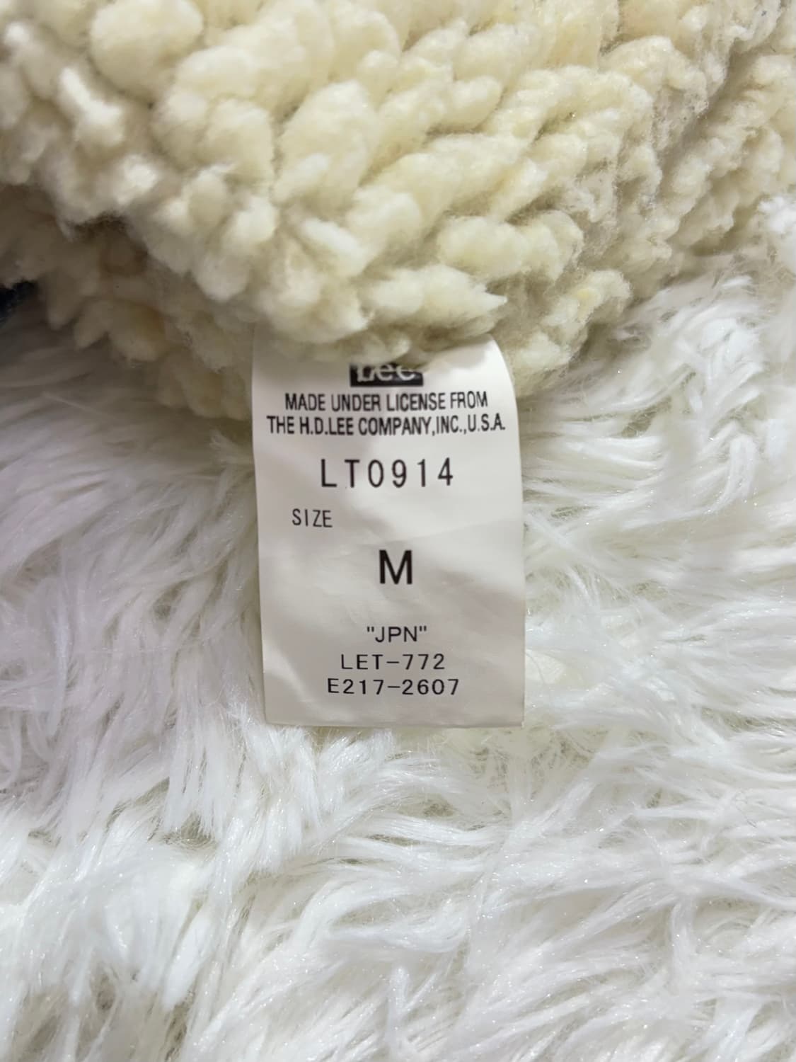 Lee 90’s JAPAN STORM RIDER 양털 데님 자켓 상품이미지7