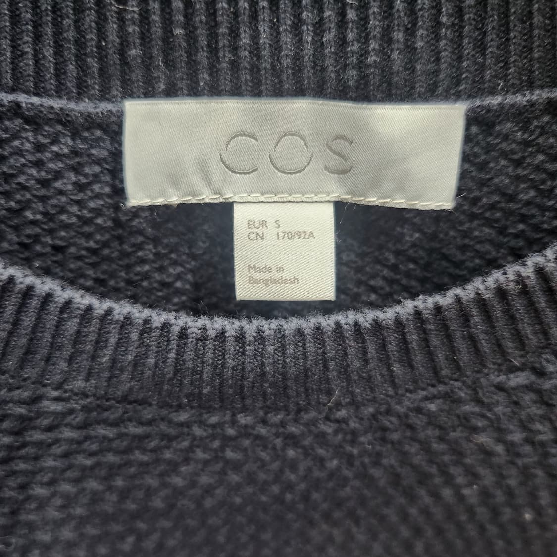 COS 코스 니트짜임 코튼 니트S(남여공용) 여성M 상품이미지4