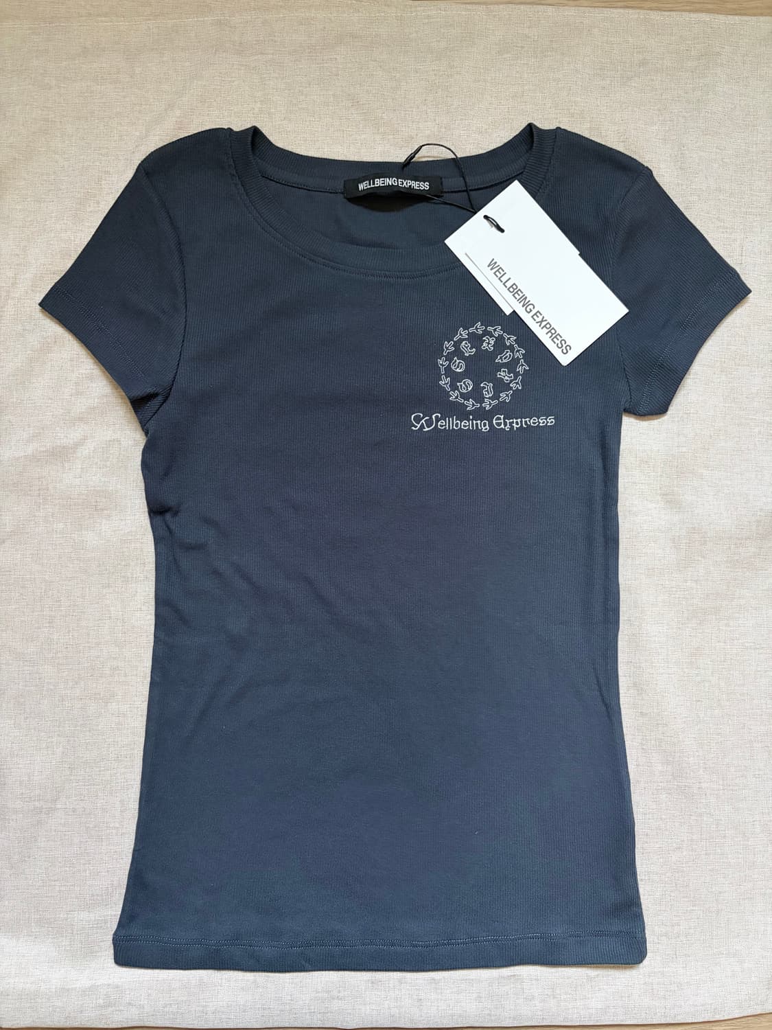 웰빙익스프레스 PEACE Pigeon Tee / Navy 상품이미지3