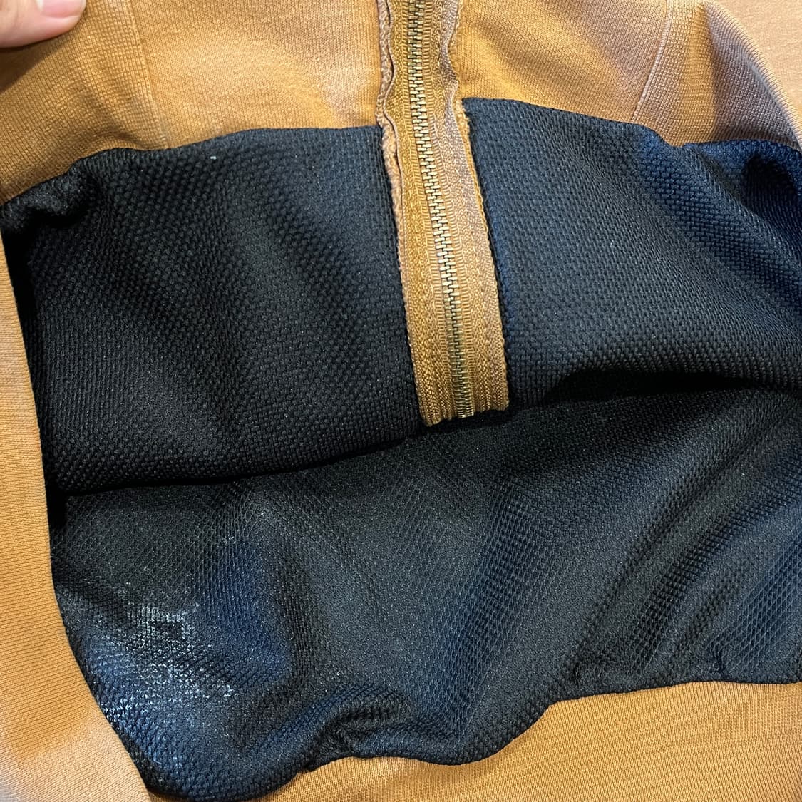 칼하트 정품 써멀 된장색 후드 집업 자켓 상품이미지7