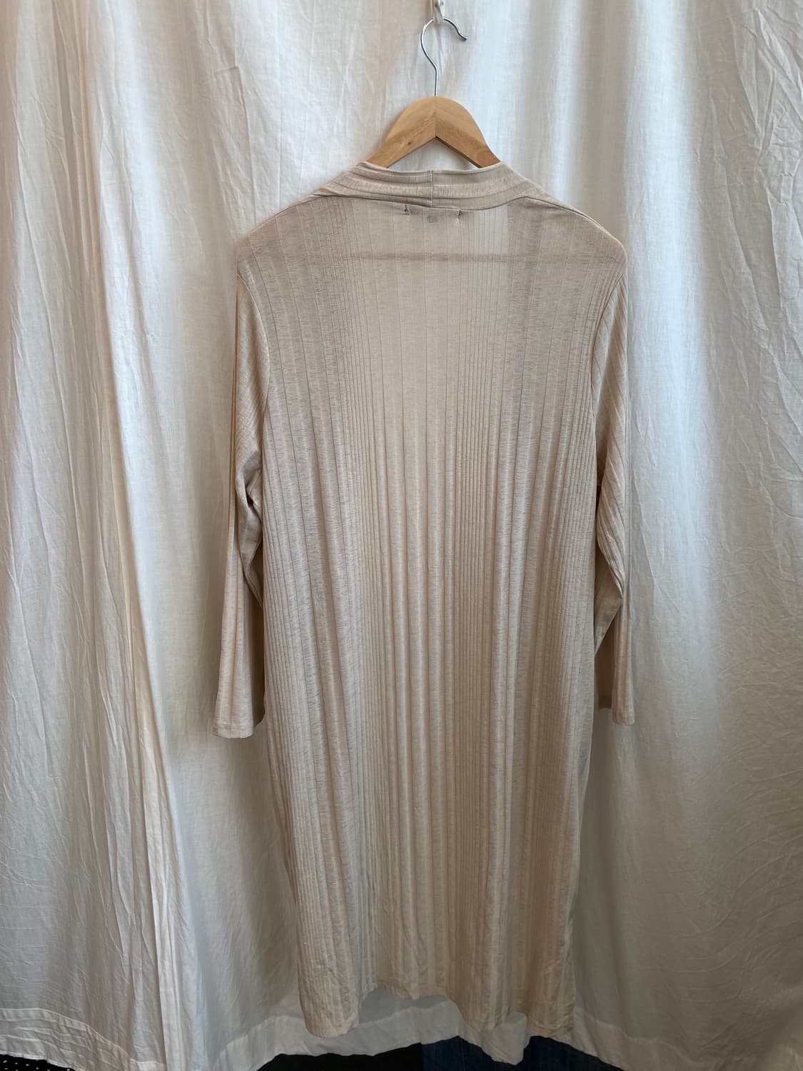 베이지 롱시스루가디건(L) 상품이미지4