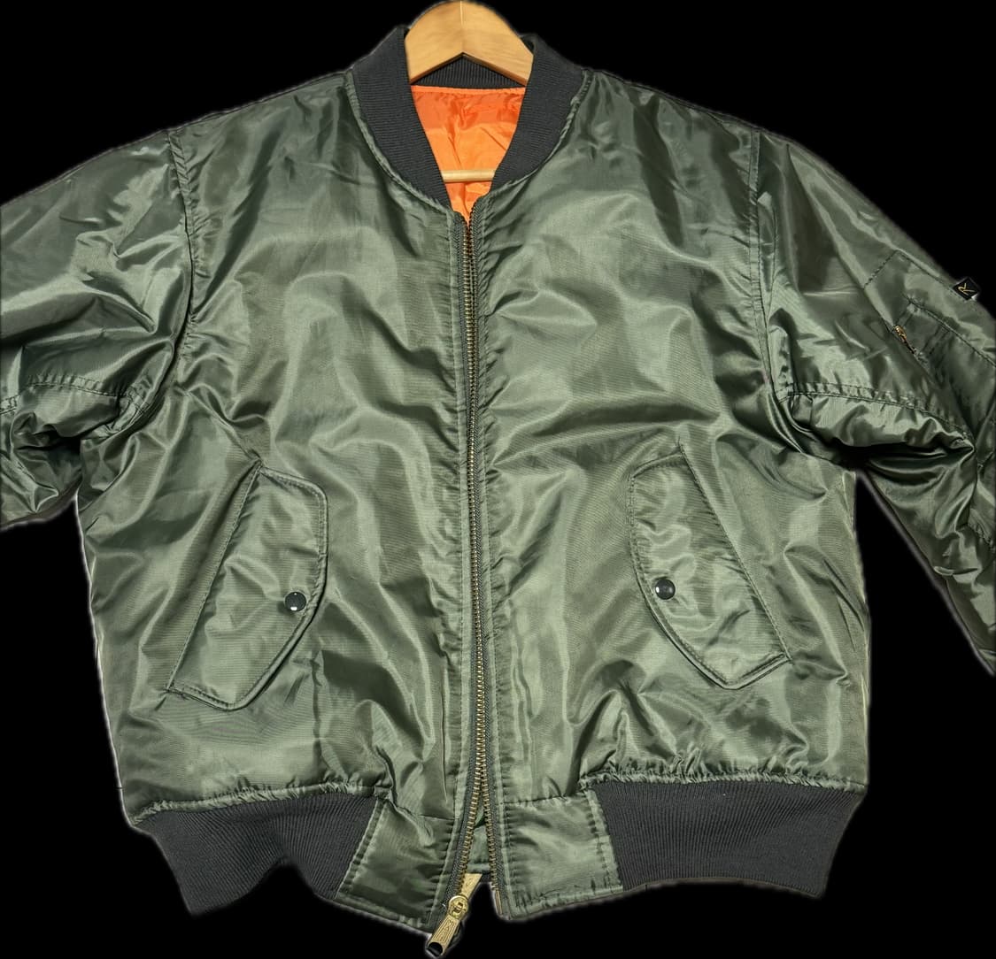 MA-1 FLIGHT JACKETSAGE GREEN무신사항공점퍼 상품이미지1