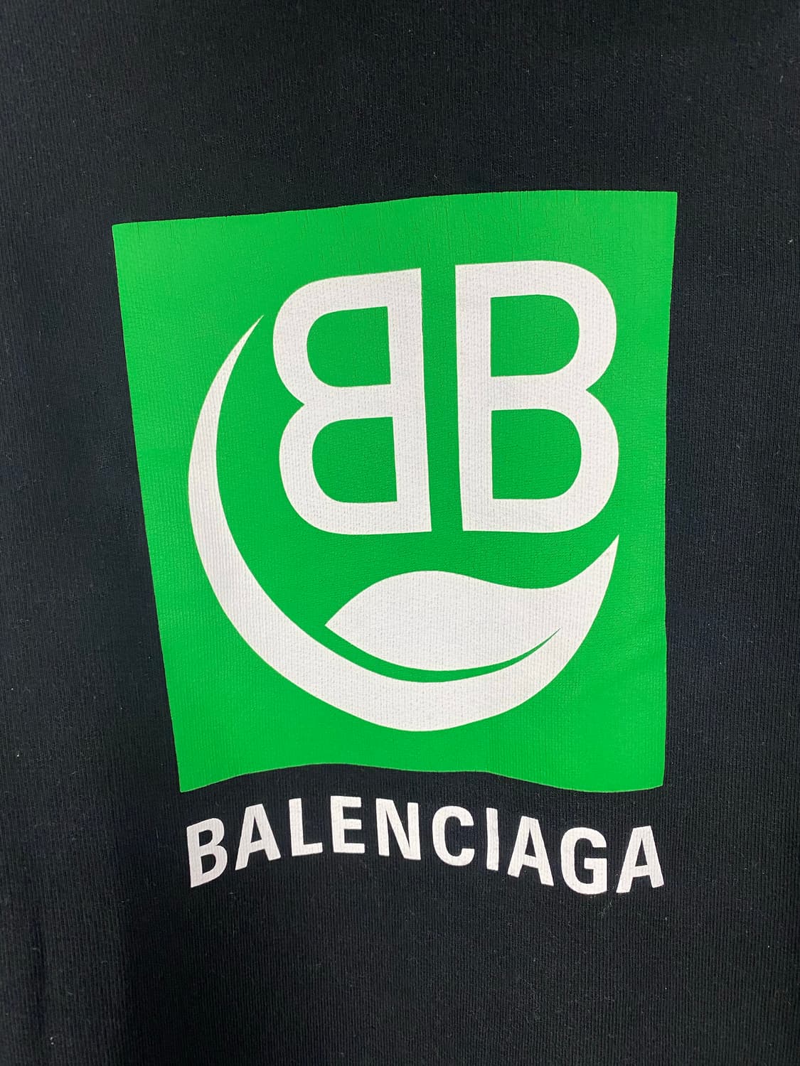 발렌시아가 그린 BB 백로고 후드티 XL <590> 상품이미지2