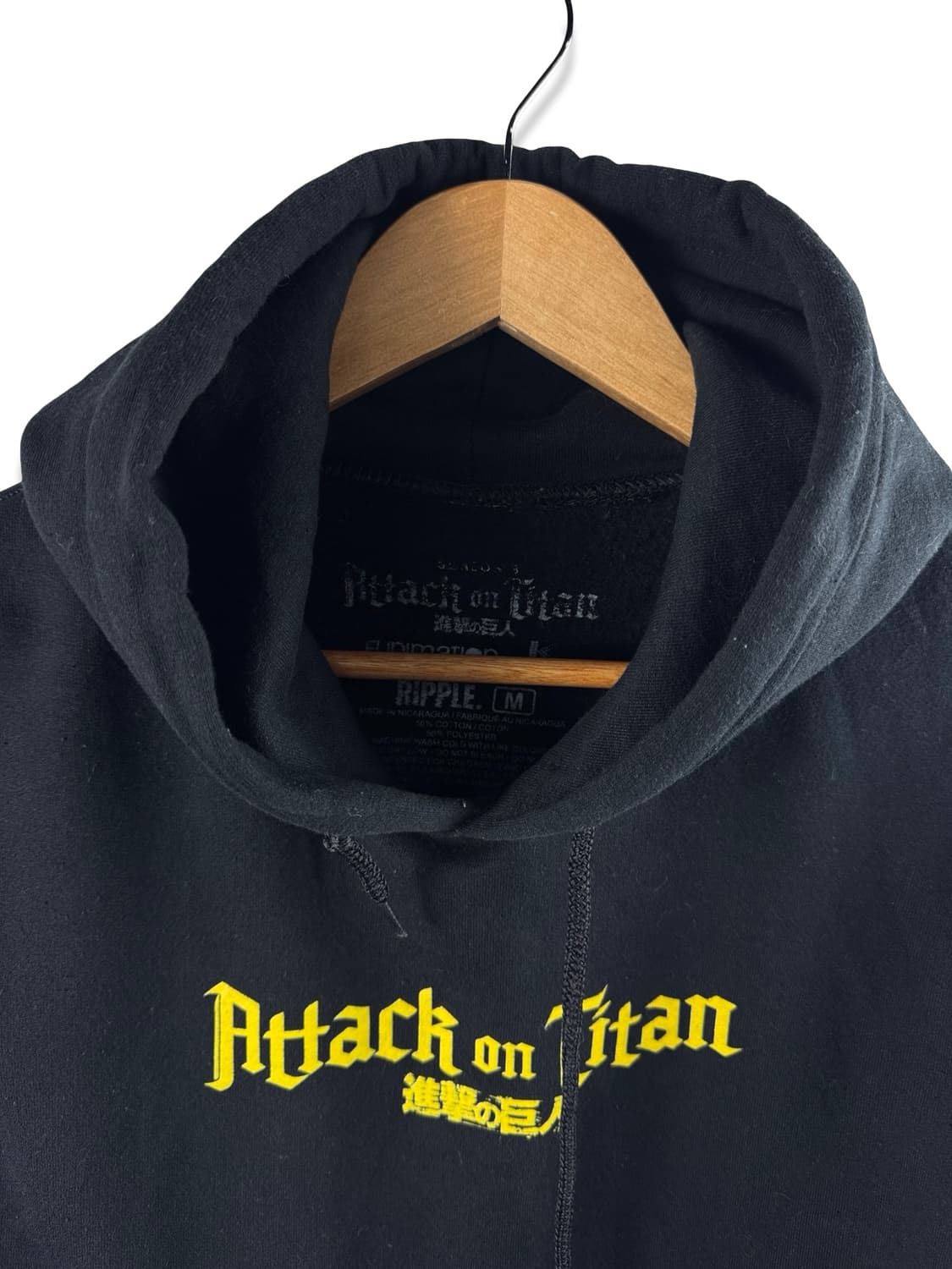 진격의거인 오피셜 빅프린팅 후드티2333 상품이미지3