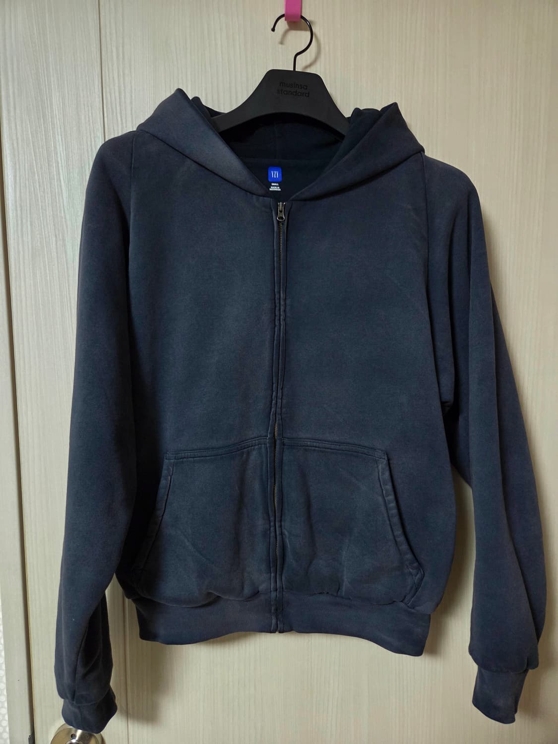 [s] 이지 갭 후드 집업 포에틱 블랙 (미발매 상품) 상품이미지2