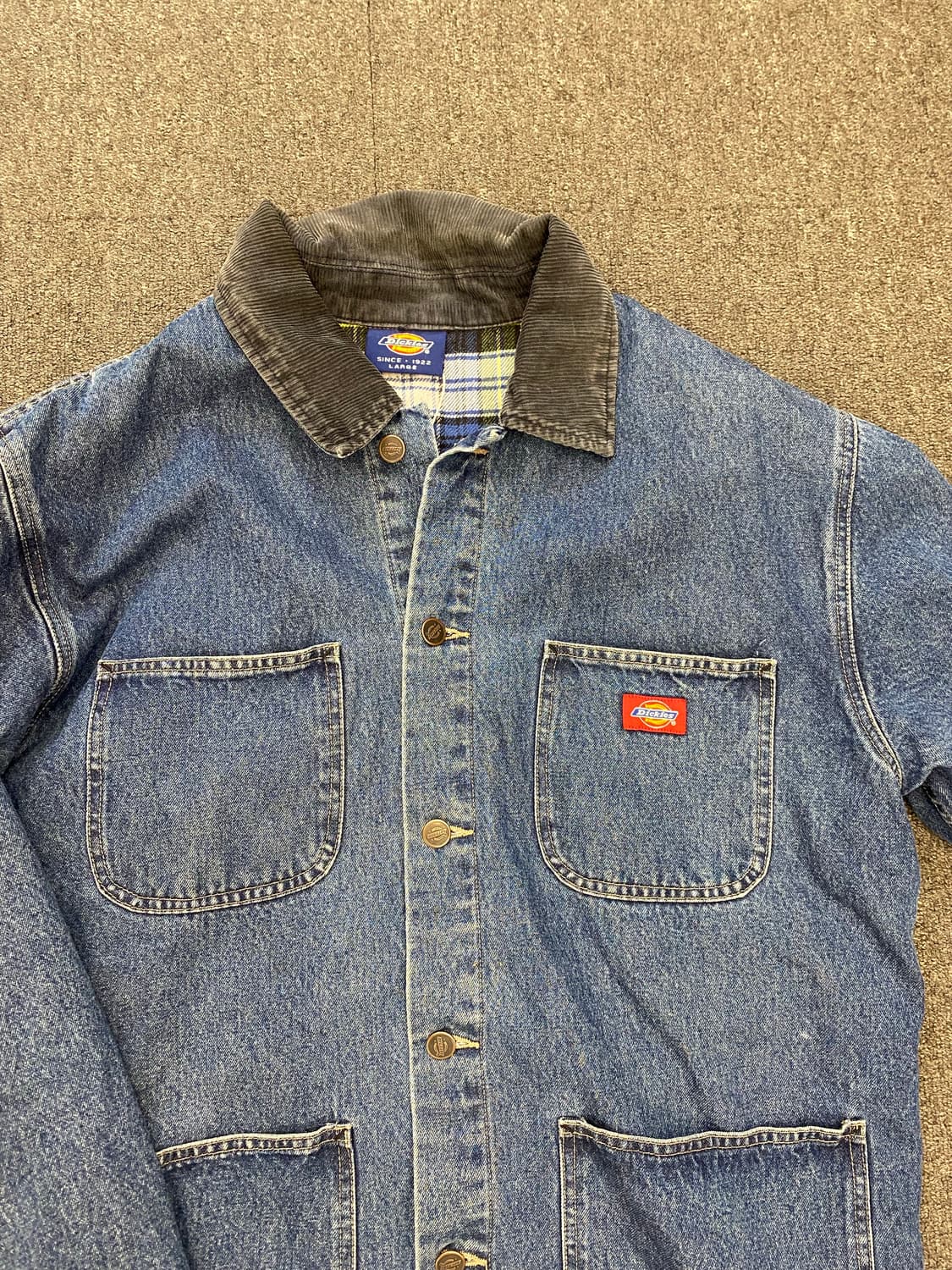 80s 디키즈 데님 워크 자켓 상품이미지2