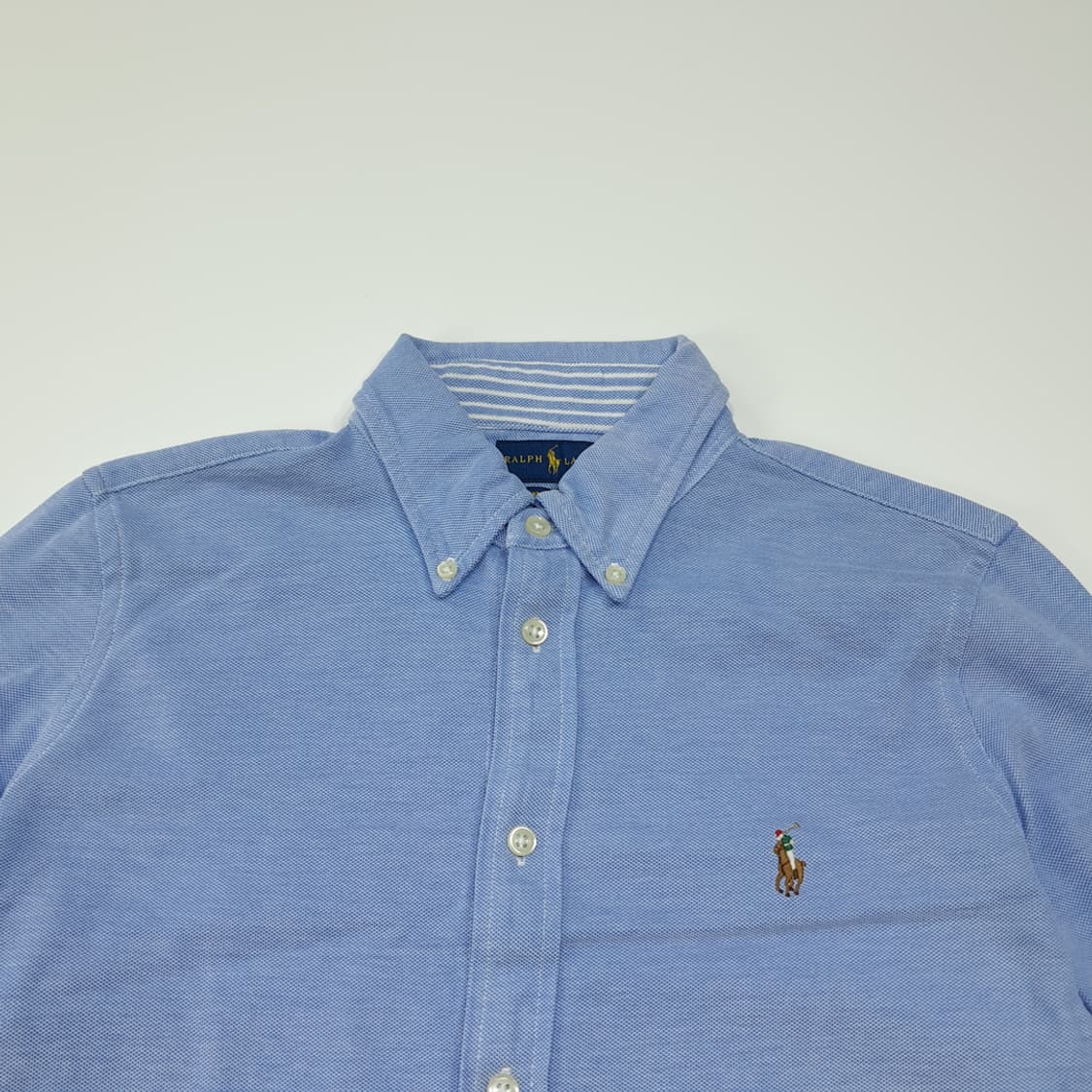 CL632 L 폴로 니트옥스포드 멀티포니 클래식 블루 셔츠 남방 상품이미지2