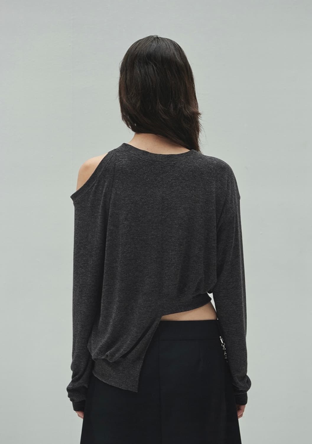 다이애그널 언발란스 홀 가디건 상품이미지4