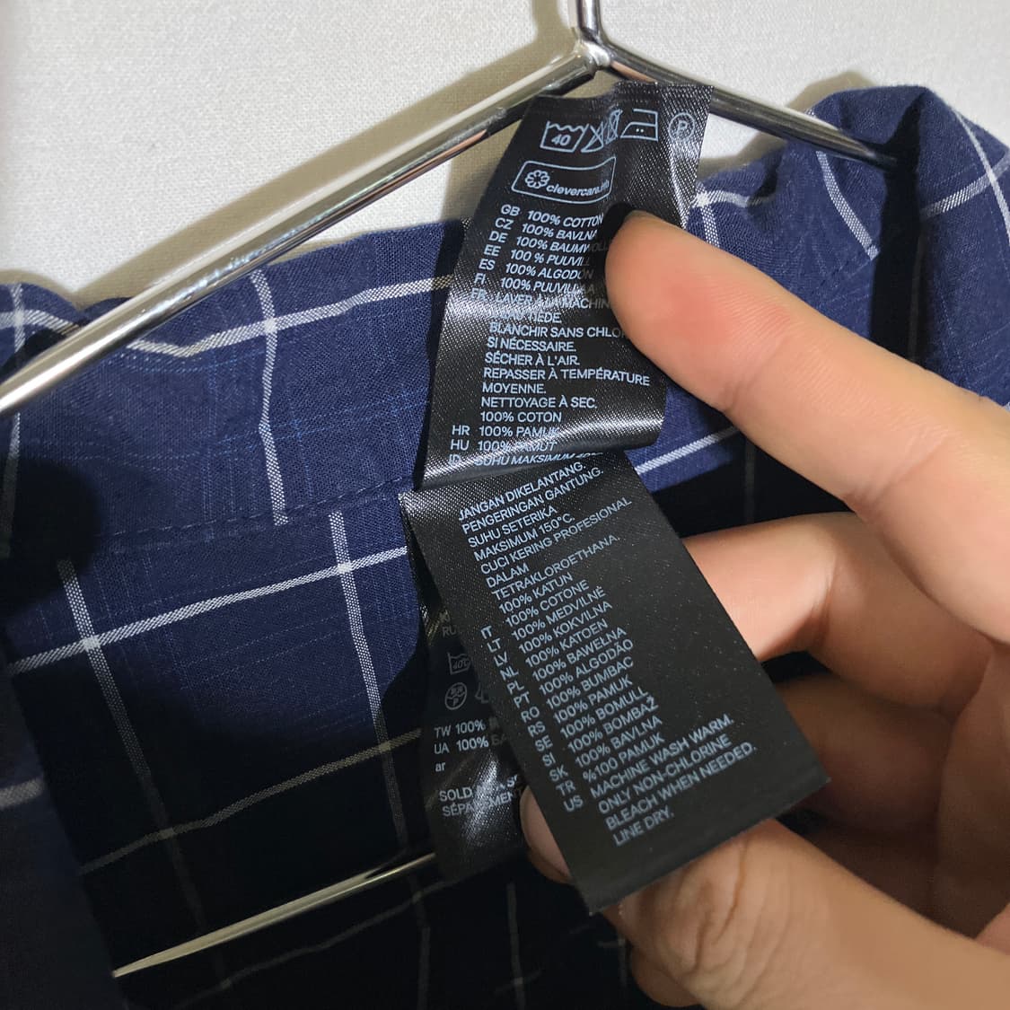 M)H&M 체크셔츠 남방 상품이미지4