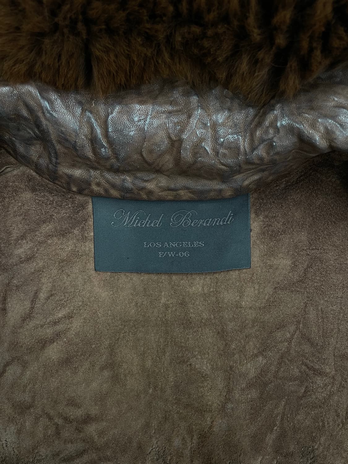 Michel Berandi FW06 Lamb Leahter Fox Fur 상품이미지4